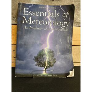 Essentials of Meteorology 3rd Edition - C. Donald Ahrens Paperback w/CD-ROM